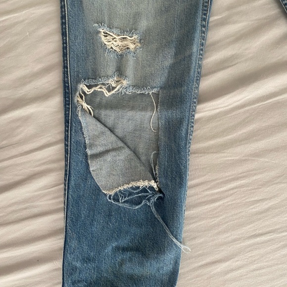 Abercrombie & Fitch Signature Collection High Rise Girlfriend Jeans Size 26 - Picture 3 of 4